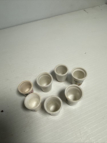 7 X Thimble Australian Souvenir Bone China Hahndorf , Rosella , Floral Vintage - Picture 11 of 13