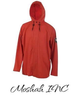 Helly-Hansen Work Jacket Men Abbotsford Nylon PU Coated M Orange 70193