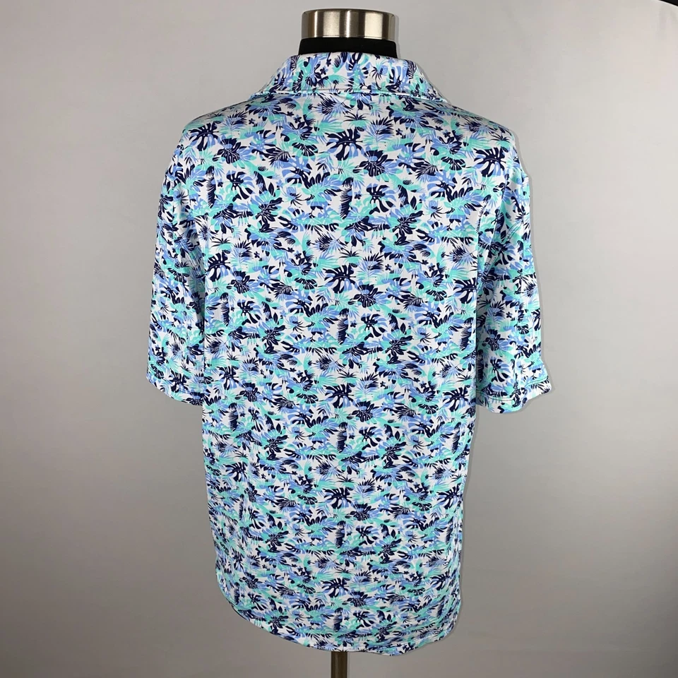 IBKUL Top Mujer Atletismo Ropa Activa Moda Adelante Tropical Estampado de Hojas S Foto 4 de 4