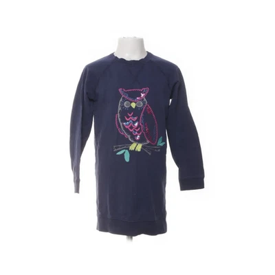Mini Boden, Kapuzenkleid, Größe: 128, Blau/Mehrfarbig, Baumwolle, Print #KS5 - Bild 1 von 4
