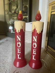 Noel Candles Blow Mold | eBay