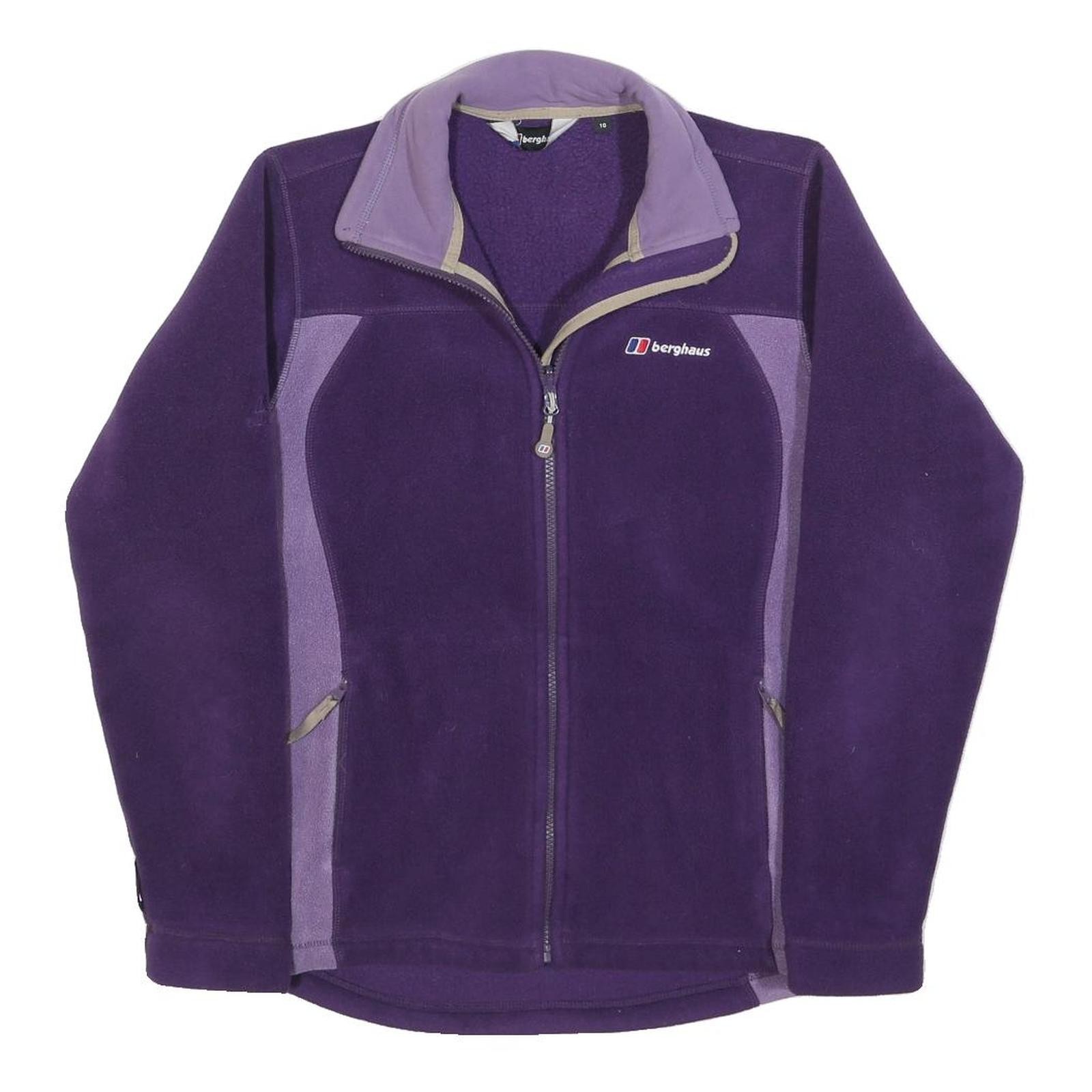 BERGHAUS Chaqueta Polar Mujer Morado Lavanda M Poliéster Cremallera Outdoor
