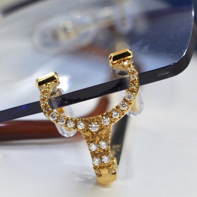 PICCADILLY Randlose CARTIER Sonnenbrille Occhiali Gestell Customize...