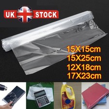 300X Multi-size Transparent Shrink Wrap Bag Film Heat Seal Pouch Gift Packing~