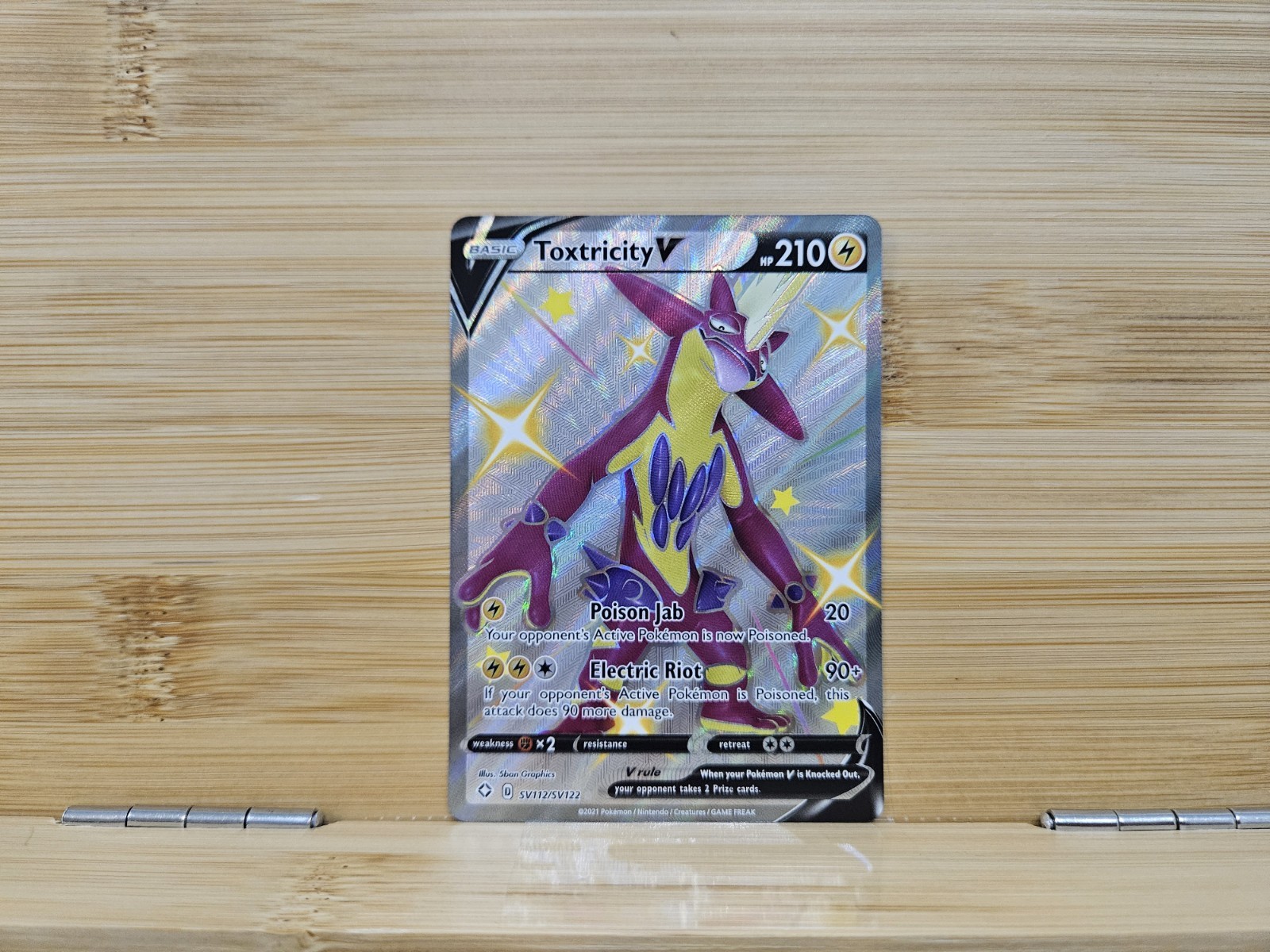 Toxtricity V SV112/SV122 Shining Fates: Shiny Vault Holo - Near Mint