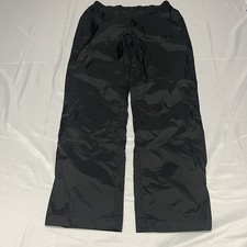 Columbia Storm Surge Rain Pants Waterproof Omni-Tech Womens M Black Nylon