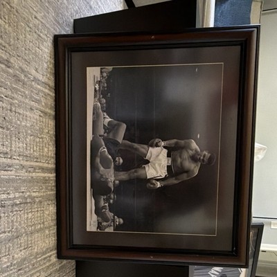Muhammad Ali Enterprises LLC Framed Licensed Collectible Photo Wood Glass
