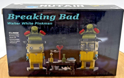 Nutain Breaking Bad Walter White Pinkman Building Kit CL0006 New/Sealed