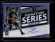 2020-21 Donruss Optic Signature Series Purple Auto Jarrett Culver #SS-JCU