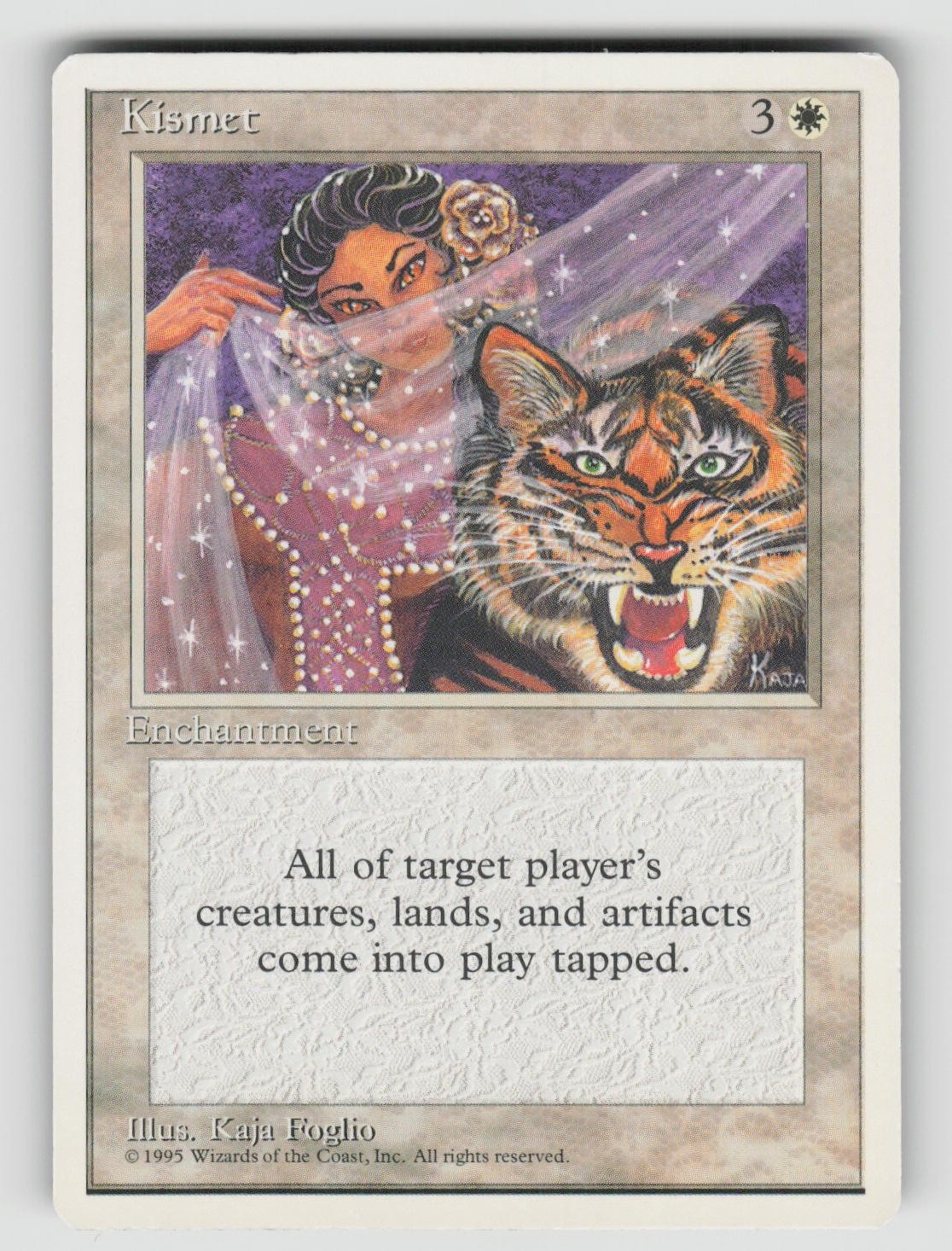Kismet Uncommon Fourth Edition Magic: The Gathering Near Mint