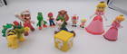 Nintendo Super Mario Bros Figure Lot Mario Luigi Peach Bowser Yoshi Toad Chess