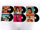 6 Vintage Different ELVIS PRESLEY 45 EP RECORDS in SLEEVES - Nice Condition