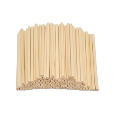 Wooden Dowel Rod, 3/16 Inch x 6 Wood 3/16" x 6" Dowels, Pack of 100