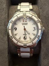 Citizen Eco-Drive Women s Watch EM0030-59A White Dial Stainless Steel WR100