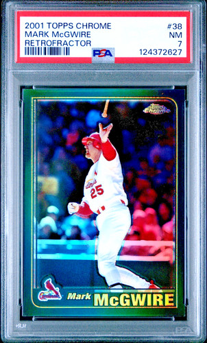 Mark McGwire [Retrofractor] #38 2001 Topps Chrome card