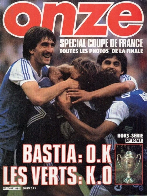 Lot de 5 revues football, ASSE ACTUALITES SAISON 80-81, Saint-Etienne