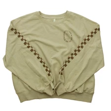 Rylee + Cru Womens Small Relaxed Sweatshirt Skate Of Mind Casual Top