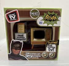 Batman "Tiny TV Classics" Real Working TV And Remote Top Scenes Batman NIB