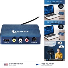 ClearClick Video to USB 1080P Audio Video Capture  Live Streaming Device - I...