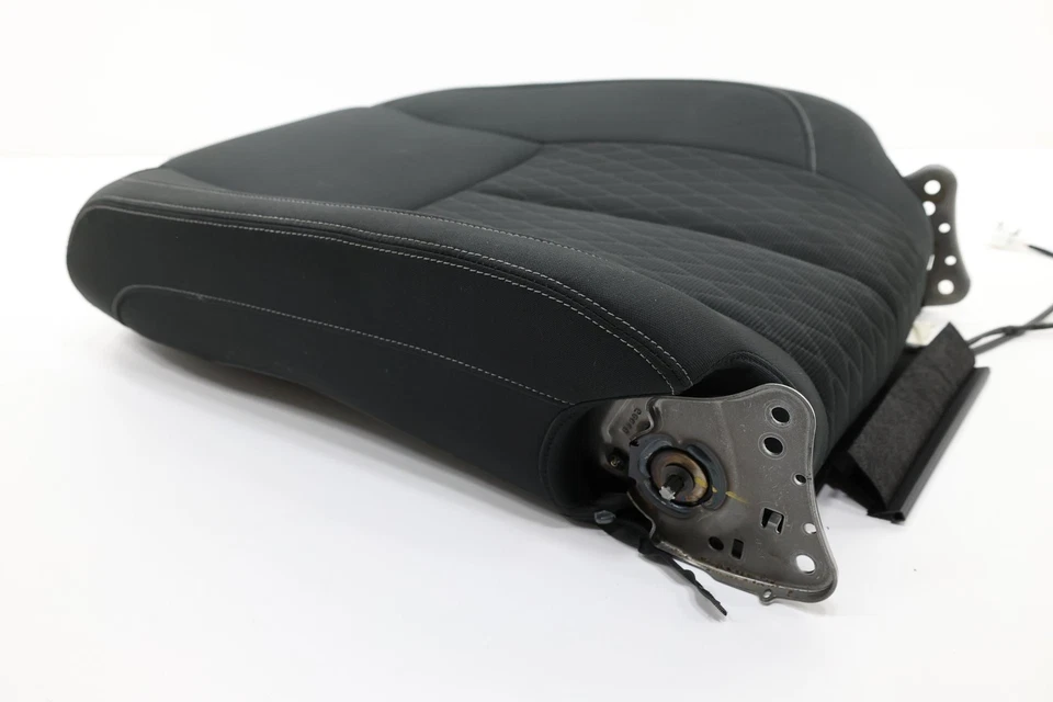 2018 - 2019 NISSAN TITAN FRONT LEFT SEAT UPPER CLOTH CUSHION COVER OEM BLACK_G - Image 3 of 4