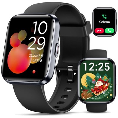 Advanced Health & Fitness Smartwatch for iPhone & Android with 7 Days Battery