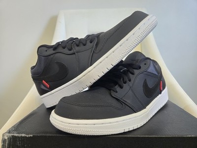 DS OG All Jordan 1 Low PSG Paris Saint Germain Black Size 9.5