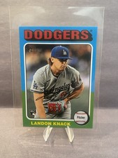 2024 Topps Heritage High Number Landon Knack RC #532 Mini Parallel - Dodgers