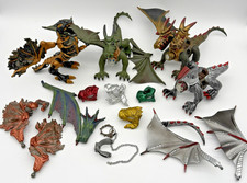 Mega Bloks Dragones Guerras de Cristal Lote Alas Armadura Cabezas Figuras 20+ Piezas