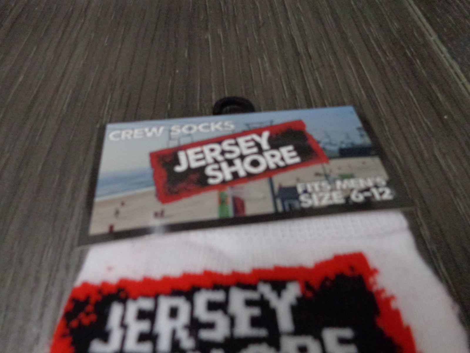 Rare New MTV Jersey Shore Grenade Men's crew socks size 6-12 NWT Colorful Y2K image 2