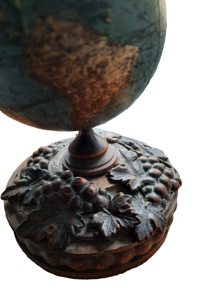 GLOBE TERRESTRE  MAPPEMONDE ANCIENNE - Photo 3/4