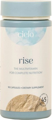 Cielo Rise Multivitamin for Women and Men - Vitamin A C D3 E K2 (45 Day Supply)