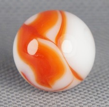 Vintage Marble: Mint 5/8 Alley Agate Orange Swirl -One Killer Old Mib