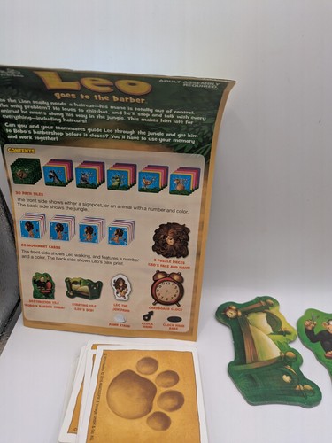 Leo Goes to the Barber Cooperative Board Game Hasbro RARE COMPELTE! 2016 - Picture 14 of 16
