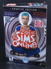 The Sims Online CHARTER EDITION PC Game New Factory Sealed Box Very Good 