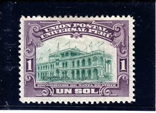 PERU   1907  Mi 132  MLH*