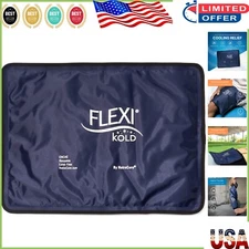 Flexible and Reusable Gel Ice Pack - 10.5" x 14.5" for All Injury Recovery Needs