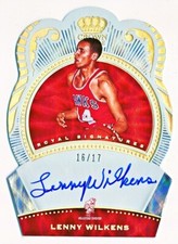 2020-21 Crown Royale Lenny Wilkens Royal Signatures FOTL Auto #RS-LWL (16/17)