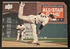2008 Upper Deck Tim Lincecum Giants Team Checklist #362 VG