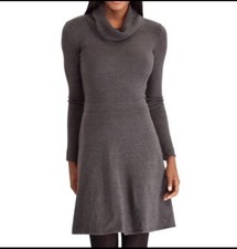 NWT! CHAPS Sweater Dress Black Cowl neck Women's Size XL