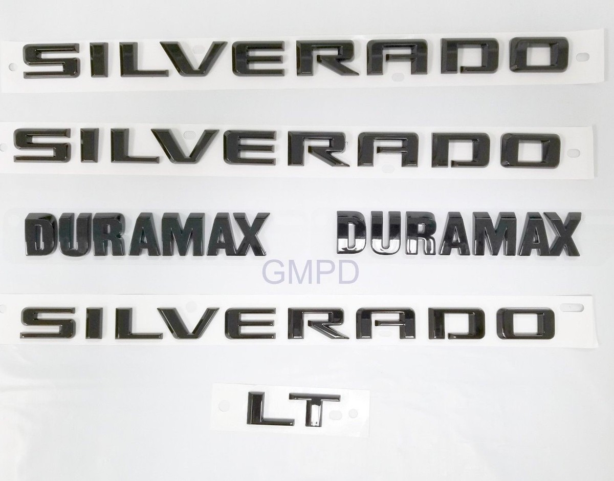 2023-2026 Chevrolet Next Gen Silverado 1500 LT Emblems