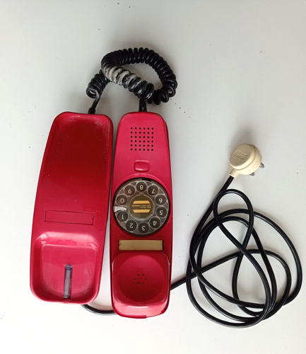 MODERNARIATO TELEFONO BACHELITE ROSSO FACE STANDARD GONDOLA - Foto 3 di 5