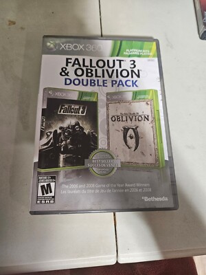 Fallout 3 & Oblivion Double Pack Microsoft Xbox 360 Complete