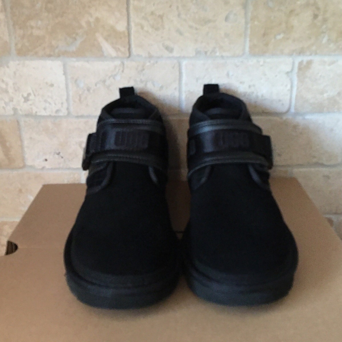 UGG NEUMEL SNAPBACK BLACK CHUKKA SUEDE ANKLE SHOES BOOTS  display picture 3