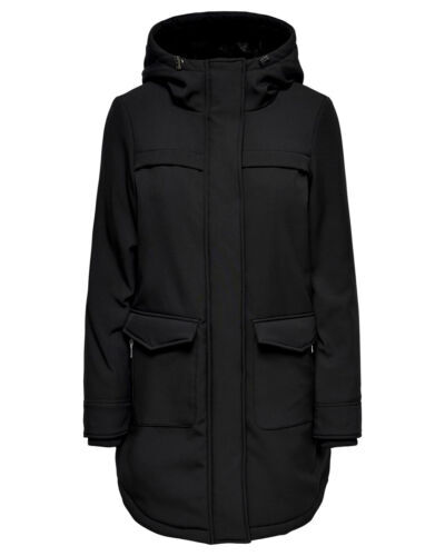 Only & Sons Mens Parka Jacket Drawstring Hooded Long Coat Only & Sons Mens Parka Jacket Drawstring Hooded Long Coat