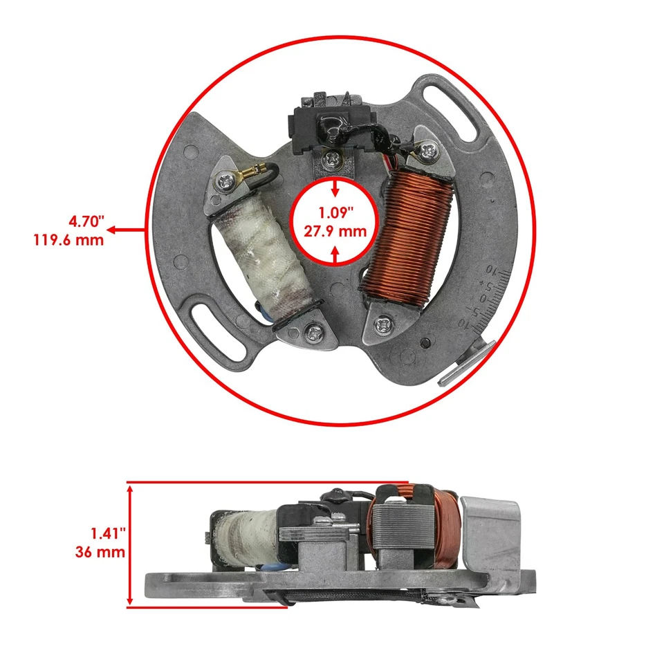 Estator para Yamaha Blaster 200 YFS200 1990 1991 1992 1993 1994 1995 1996 Foto 2 de 4