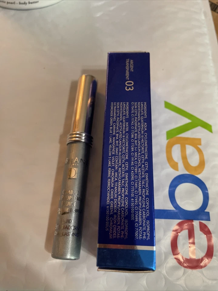 Sombra ORLANE FLUID LONGA DURAÇÃO ARGENT TRANSPARENTE 03 não lacrada descontinuada - Imagem 3 de 3