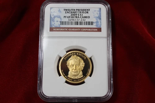 2009-S  ZACHARY TAYLOR  PRESIDENTIAL  DOLLAR, NGC PROOF 69 ULTRA CAMEO, 