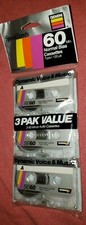 NOS Gemini Special Events 60 Minute Normal Bias Cassettes Package 3 New Sealed