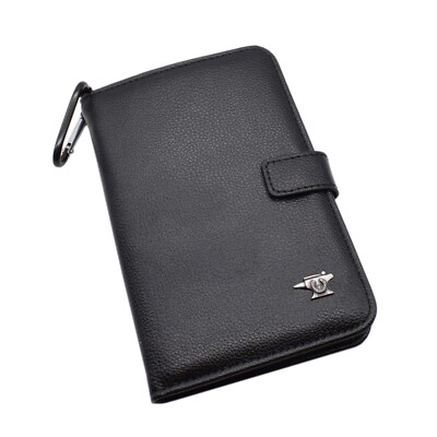 Zinn Schmiede Amboss Design Kunstleder Golf Organizer & personalisierter Marker