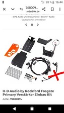 H-D Audio by Rockford  Fosgate Primary Verst&auml;rker Einbau Kit